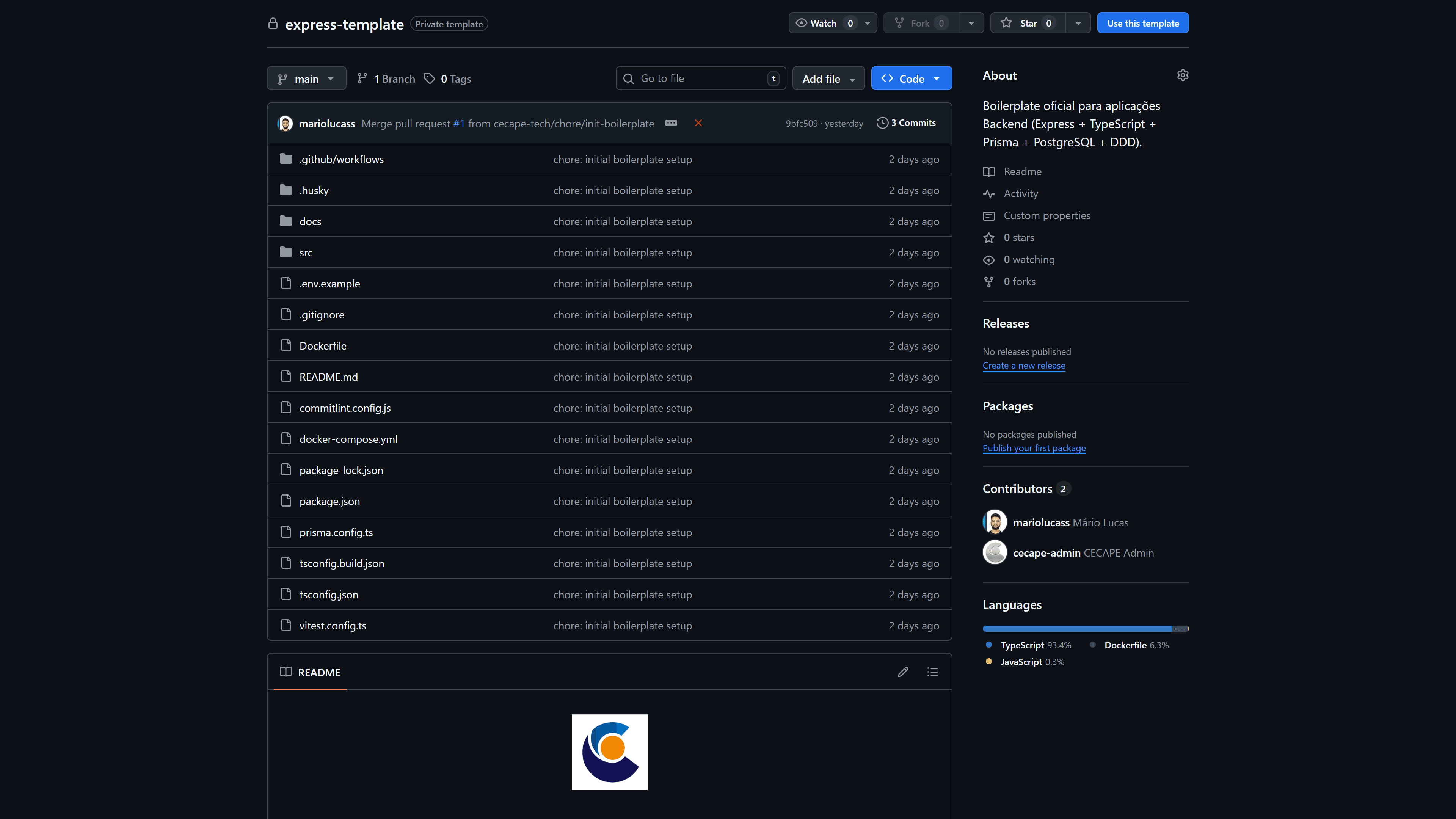 CECAPE Engineering Ecosystem — View 2