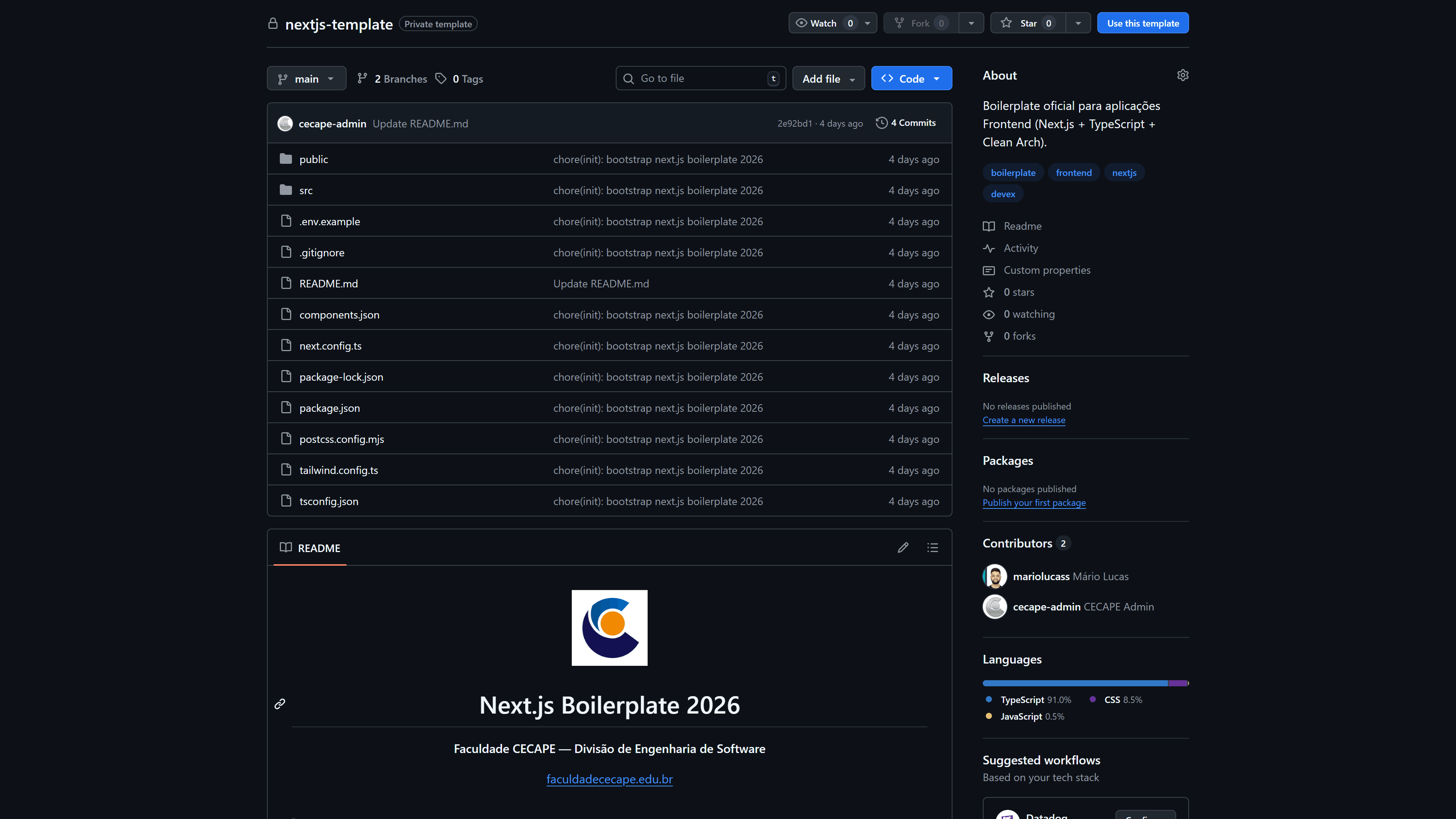 CECAPE Engineering Ecosystem — View 1